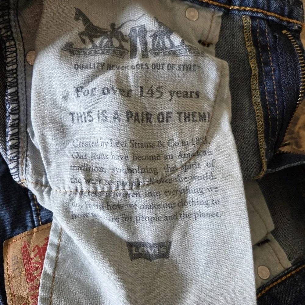 Levi's 511 sz 30x30 (act ins 29) med wash jeans casual classic everyday‎ denim